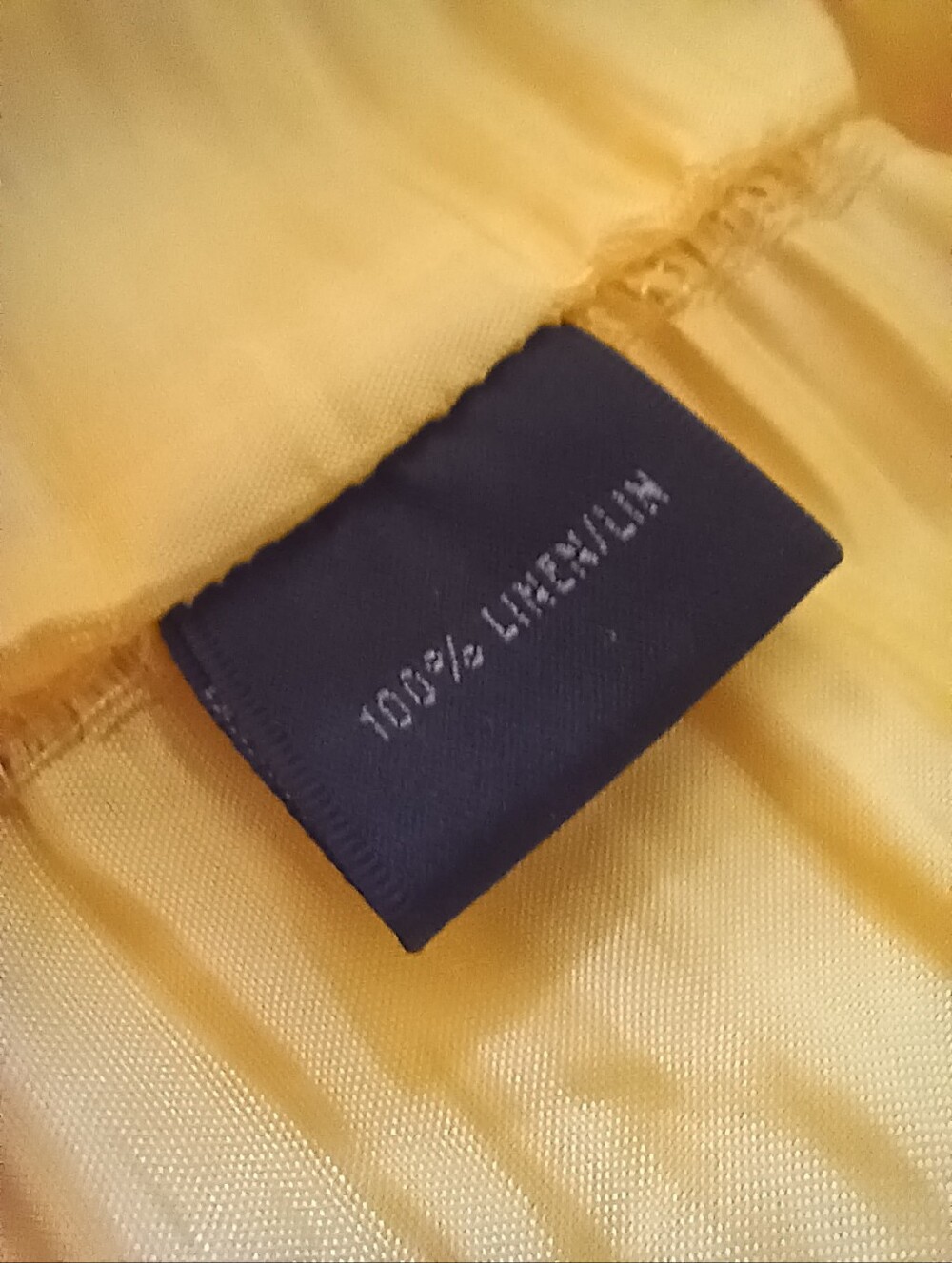 Lafayette 148 100% Linen Yellow Eyelet Skirt Size 14 - Picture 4 of 7